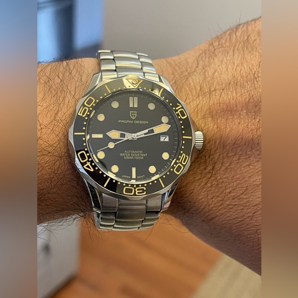 PAGANI DESIGN Men's Watches full Automatic Mechanical Sports Wrist Watch - Picture 4 of 9